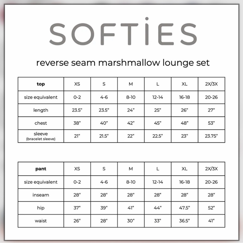 Softies marshmallow reverse seam in Coco - Picture 7 of 7